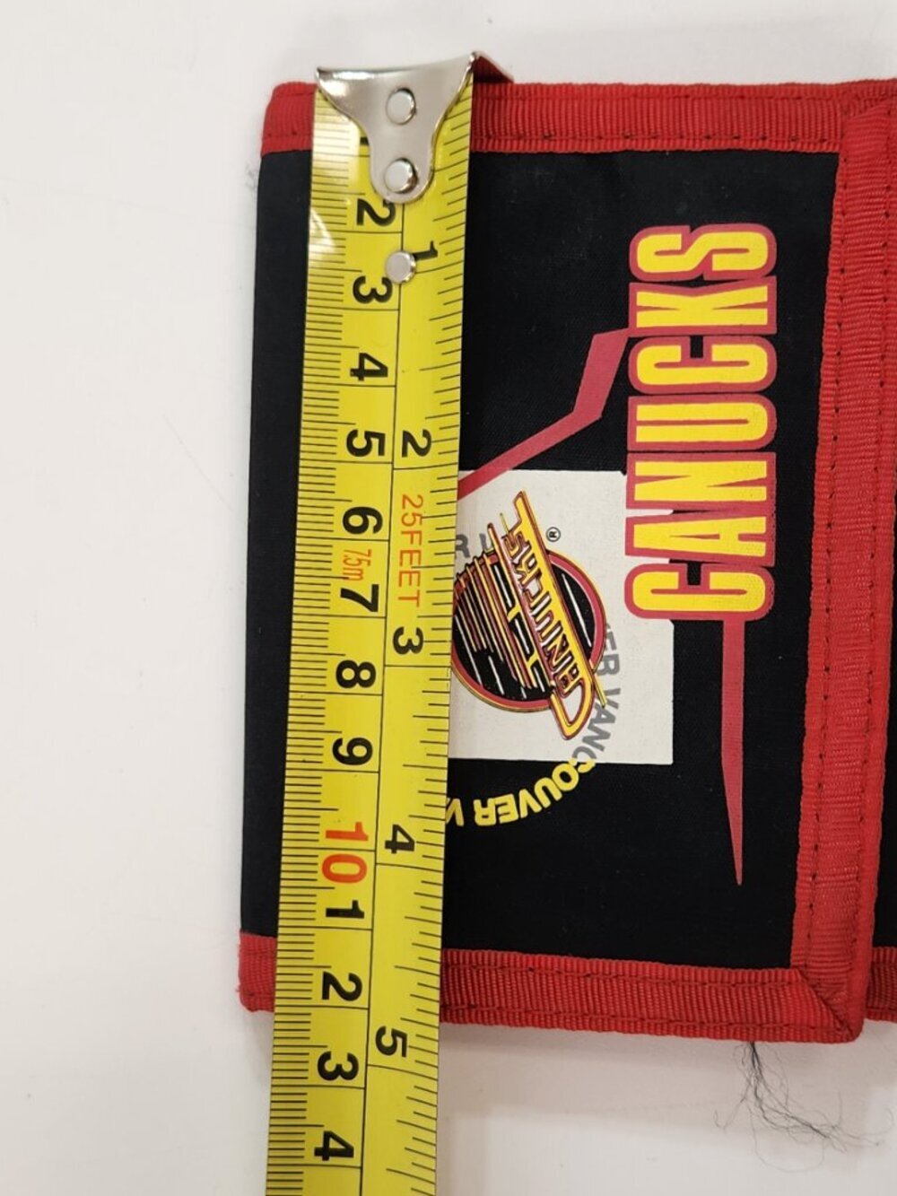 90s Vancouver Canucks Wallet Skate Logo Vintage NHL Hockey Official Merch - Picture 10 of 11